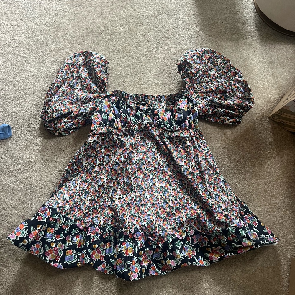 For Love And Lemons Hudson Multicolor Floral Mini Dress - Picture 4 of 7